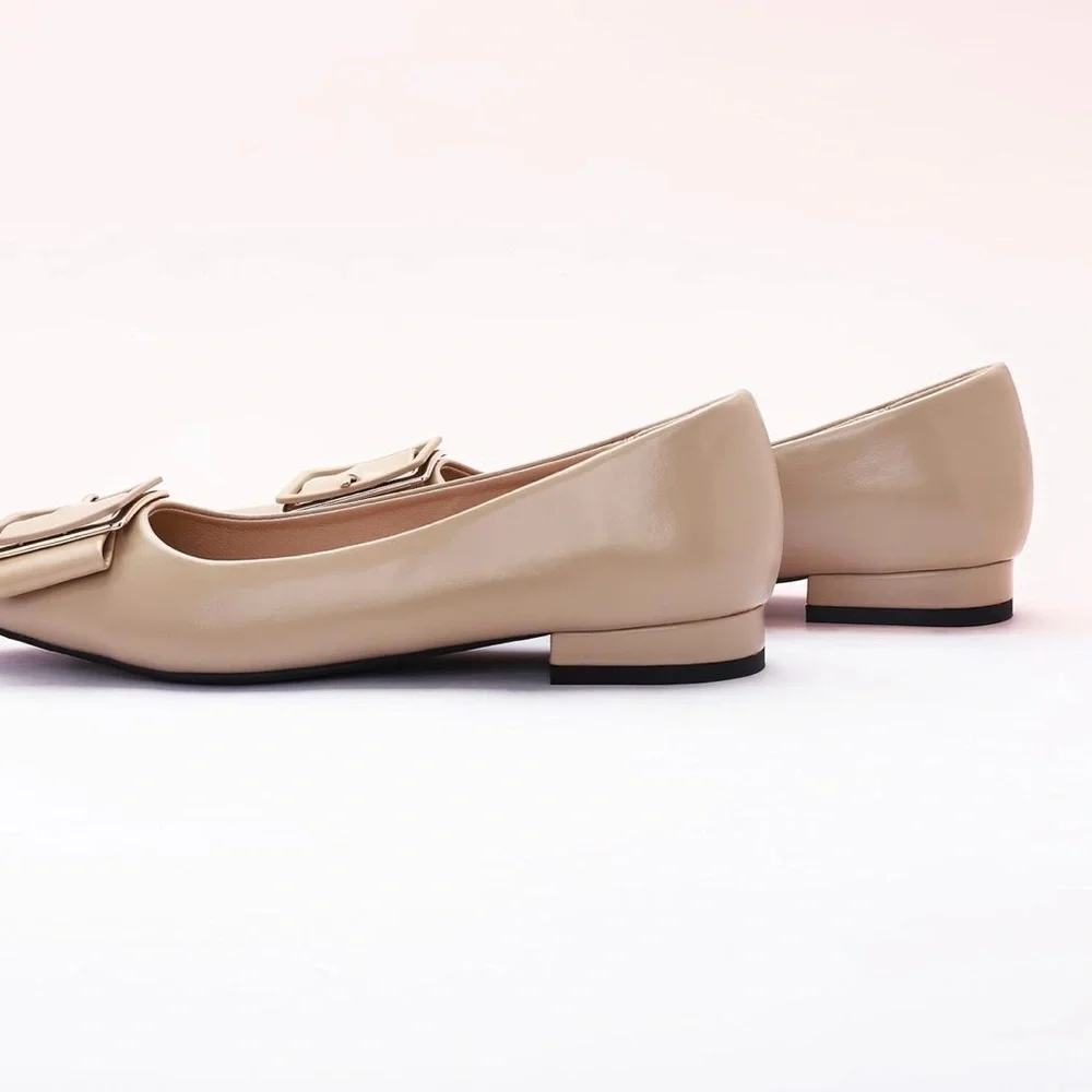 C.Paravano Women's Flats | Pointed Toe Ballet Shoes | Comfortable Flats Size 7.5 - Picture 2 of 11